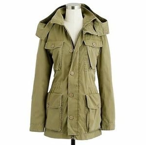 J. Crew Boyfreind Fatigue Jacket xs